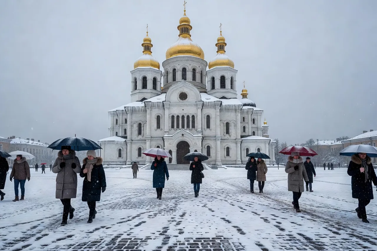Paysage ukrainien sous un ciel changeant illustrant la diversité du climat entre plaines et reliefs