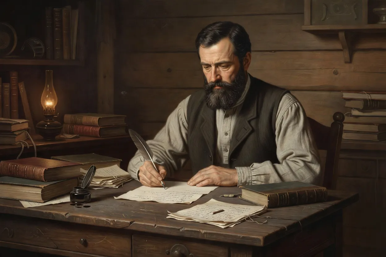 Portrait de Pavlo Chubynsky, auteur du poème devenu hymne national ukrainien