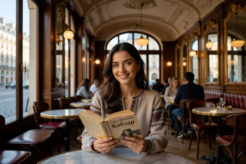 Portrait d'Olena Kovalenko, enseignante FLE et expatriée ukrainienne à Paris